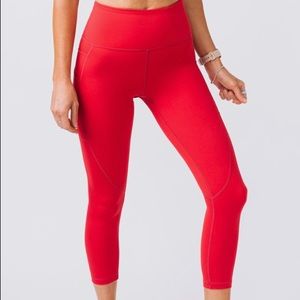 ZYIA Red Pocket LNT High-rise 20” Capris, 8-10